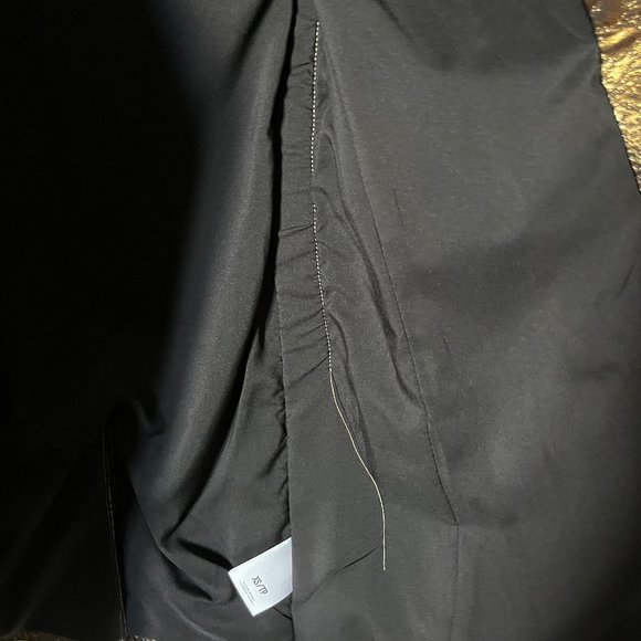 Express Gold Jacquard Blazer (XS + tailored waist!) - Picture 5 of 9